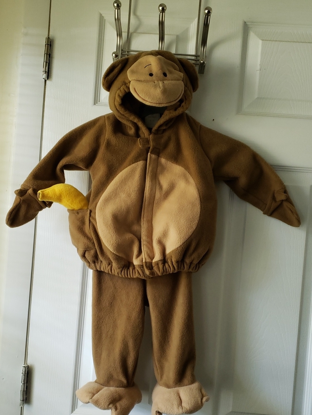 Old Navy Brown Monkey Costume with Yellow Banana In Pocket